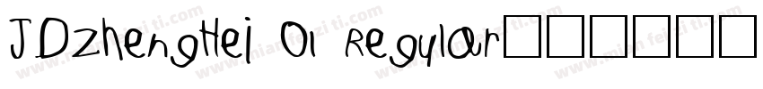 JDZhengHei O1 Regular字体转换